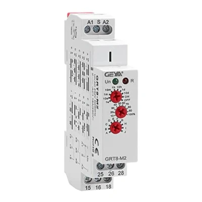 Immagine di GEYA 16A Relè temporizzatore multifunzione 10 funzioni AC230V di controllo a 2 uscite(GRT8 M2,AC230V)