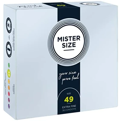 Immagine di Preservativi Pure Feel 49 mm Mister Size Confezione da 36