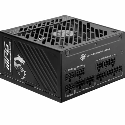 Immagine di MSI MPG A1000GS PCIE5 (1000 W), Alimentatore PC, Nero