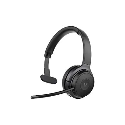 Immagine di V7 HB605M Cuffie Bluetooth Mono con microfono e staffa rimovibile per PC, MAC, iPhone, Android, 5.0, Microsoft Teams, Zoom, Google Voice, Skype