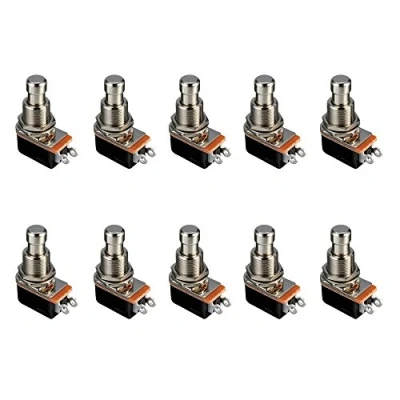 Immagine di E Support Set di 10 interruttori a pressione per pedali effetti istantanei chitarra elettrica