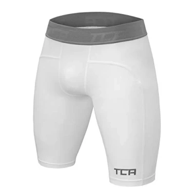 Immagine di TCA PRO Performance Compression Pantaloncini da Uomo Base Layer Termico Bianco, M