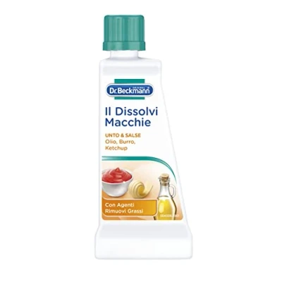 Immagine di Dr. Beckmann Liquido Dissolvi macchie Unto &amp; Salse Lo smacchiatore specifico per eliminare di grasso, cioccolato e molto altro 50 ml