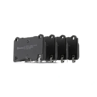 Immagine di BREMBO P 09 028 Kit pastiglie freno con segnalatore acustico usura lamierino anticigolío accessori TESLA: Model 3