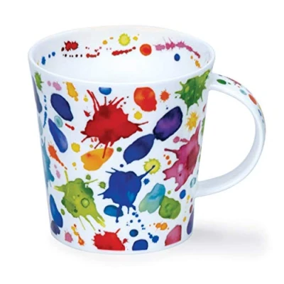 Immagine di Dunoon Tazza in porcellana fine, prodotta Inghilterra, motivo a forma di Whoops, 480 ml, lavabile lavastoviglie (multi)