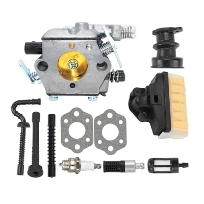 Immagine di Hippotech C1Q S11E carburatore per Zama S11G con linea filtro olio combustibile STIHL 021 MS210 023 MS230 025 MS250 Motosega Sostituisce 1123 120 0603