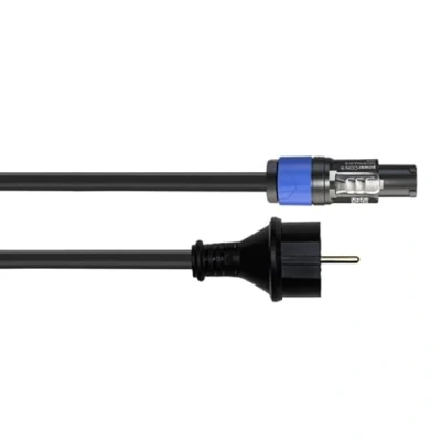 Immagine di Cordial S Cavo Powercon, blu, tipo A, power in/Schuko CFCA 3