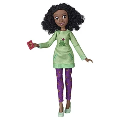 Immagine di Hasbro Disney Princess Tiana Comfy Squad, Bambola con Abiti Ed Accessori Comodi, Ispirata al Film Ralph Spacca Internet
