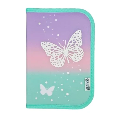 Immagine di Scooli Butterfly Wishes Filled Pencil Case Complete with pens And More all in One School Practical for Girls from 6 Years
