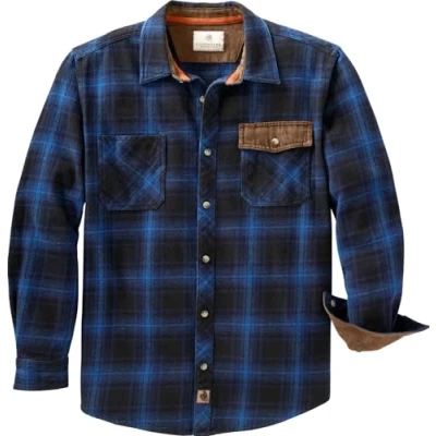 Immagine di Legendary Whitetails Camicia da Uomo in Flanella Pesante Harbor Button Down