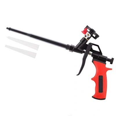 Immagine di pistola per schiuma, non serve detergente, in poliuretano espanso espanso, schiuma rivestita teflon (PTFE), adatta sigillare, riempire, sigillare