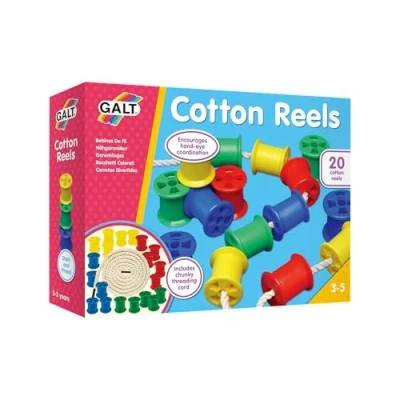 Immagine di Galt Toys, Cotton Reels, Threading Toy, Ages 3 Years Plus, 20 Count (Pack of 1)