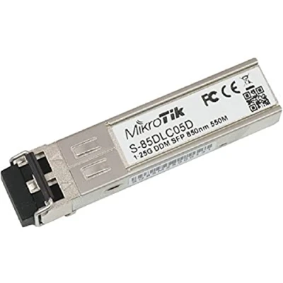 Immagine di Mikrotik S 85DLC05D 1250Mbit/s SFP 850nm network transceiver module modules (1250 Mbit/s, SFP, LC, 850 nm, 20000 m, RB260GS, RB2011LS, RB2011LS IN, RB2011UAS RM, 2HnD, 2HnD IN CCR103)