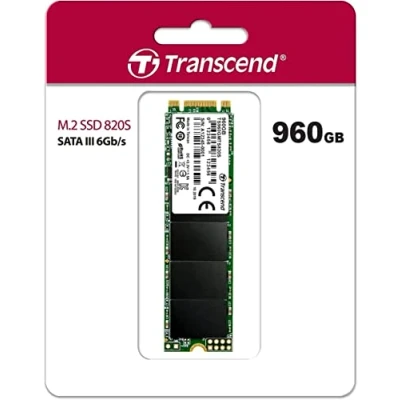 Immagine di Transcend TS960GMTS820S Unità a Stato Solido Interna 960 GB, SATA III 6 Gb/s, 80 mm, M.2 SSD 820S