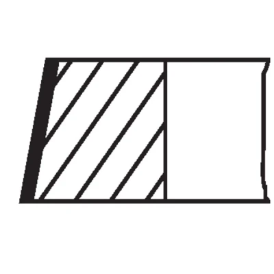 Immagine di Kit fasce elastiche MAHLE ORIGINAL 038 24 N0