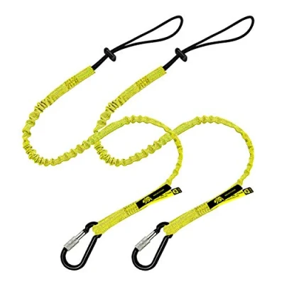 Immagine di BearTOOLS 0922YS Cordino con chiusura a vite, confezione da 2, colore: Giallo