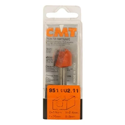 Immagine di Cmt 951.502.11b fresa x vasellame legno c/cus. Hw s=12 d=31.7x16x60 r6.35 dx