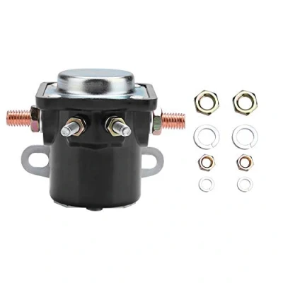 Immagine di relè solenoide di avviamento,Interruttore per a avviamento pesante 4 terminali DC 12V Refit camion auto