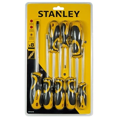 Immagine di STANLEY, Bi Material Set 8 Giraviti, Giallo/Nero. STHT0 62148