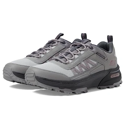 Immagine di Skechers Max Protect Legacy, Scarpe da Trekking Donna, Gray Leather Mesh Synthetic Charcoal Trim, 35 EU