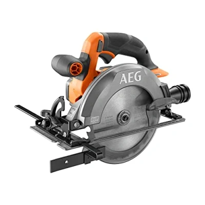 Immagine di AEG BKS18SBL Sega Circolare Subcompact Brushless 18V 165 mm, Senza Batteria, Lama 165mm (18 Denti), a Batteria con Protezione Disco in Magnesio