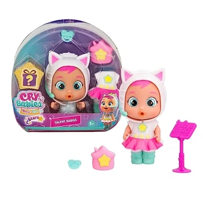Immagine di CRY BABIES MAGIC TEARS Talent Dreamy, Mini Bambola Collezionabile con Abito Personalizzato in Base al suo Talento, Regalo Ottimo per Bambini di 3 Anni o Più