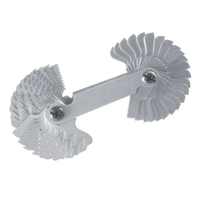 Immagine di Silverline 245110, Calibro combinato, per filettatura Whitworth e metrica 0,25 6 mm / 4 62 BSW