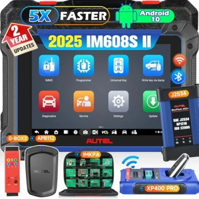 Immagine di Autel MaxiIM IM608S II: 2024 Strumento di Programmazione per Portachiavi Auto, Uguale a IM608 II/ PRO II, [Aggiornamento 2 Anni], Aggiornato con XP400 IMKPA APB112 GBOX3