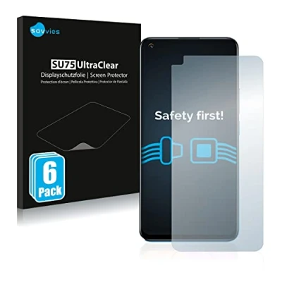 Immagine di savvies (6 Pezzi Pellicola Protettiva per realme 8 Pro Protezione Schermo Trasparente