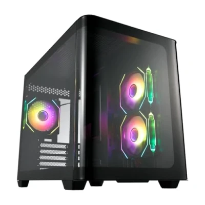 Immagine di Fortron Mini S380 BA Micro ATX/Mini ITX o.N., Case PC, Nero