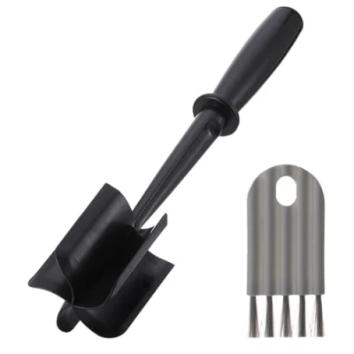 Immagine di Frullatore Multiuso a 5 Lame, Spazzola per Fessure Da 1 Pezzo, Utensile Cucina Multiuso, Tritacarne, Lama Macinare, Tagliaverdure
