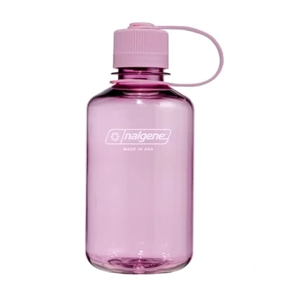 Immagine di Nalgene Sustain Tritan Borraccia senza BPA realizzata con materiale derivato dal 50% di rifiuti plastica, 16 once, bocca stretta, fiore ciliegio