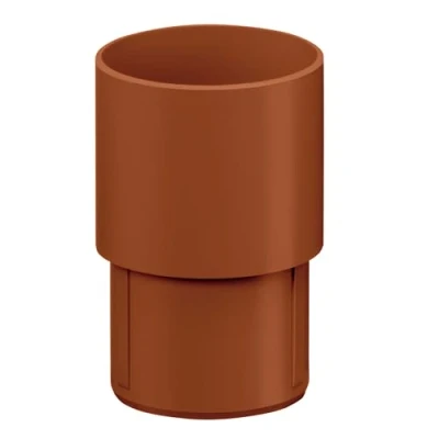 Immagine di INEFA Connettore per pluviali Plastica, bicchiere pluviale, di collegamento, a innesto, diramazione, raccordo, grondaia DN 50 Marrone
