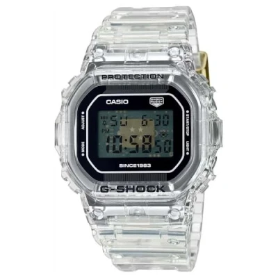 Immagine di G SHOCK 40TH Anniversary Sekleton Remix Unisex Orologio digitale, Taglia: One Size, White/transparent