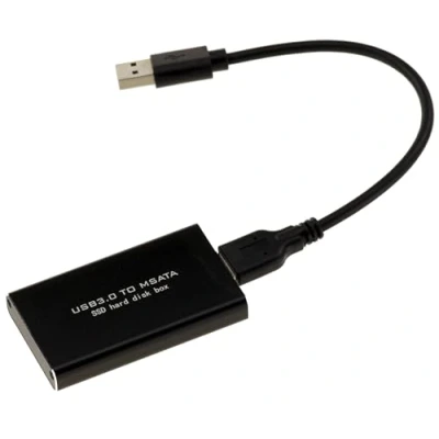 Immagine di KALEA INFORMATIQUE Contenitore da mSATA a USB3 per SSD 30 mm o 50