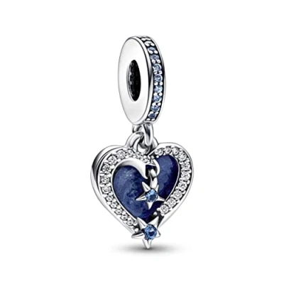 Immagine di Pandora Moments Braccialetto con pendenti Blu/Multi colore/Argento 792356C01