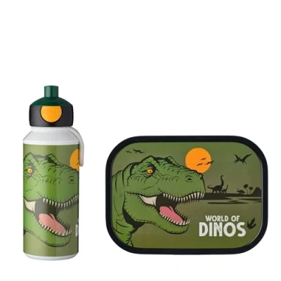 Immagine di Mepal Lunchset (School Cup &amp; Lunchbox) Campus Pop Up Dino