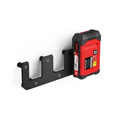 Immagine di NewGround Designs supporto da parete a batteria, adatto per batterie Einhell 18 V, Power X Change, (3 batterie)