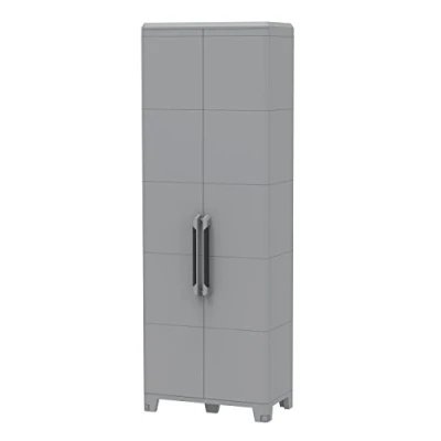 Immagine di Terry, Transforming Modular 5, Armadio Multifunzionale Alto, da Esterno Interno, Due Ante. Materiale: Plastica, Dimensioni: 78x43,6x225,8 cm
