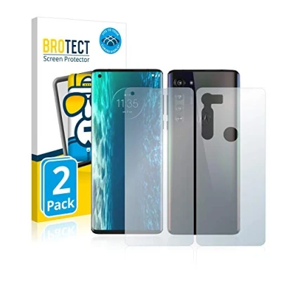 Immagine di brotect Pellicola Copertura Completa per Motorola Edge (Fronte+Retro) (2 Pezzi) Full Cover 3D Curvo