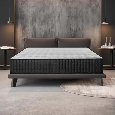 Immagine di Naturalex Titanium Materasso 30 cm Memory e Lattice Matrimoniale 180x200 Multi Densità Particelle Attive in Titanio Autoregolazione Punti Di Pressione Struttura Antiaffossamento