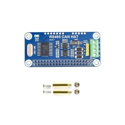 Immagine di Waveshare RS485 CAN HAT for Raspberry Pi Zero/Zero W/Zero WH/2B/3B/3B+ Allows Stable Long Distance Communication