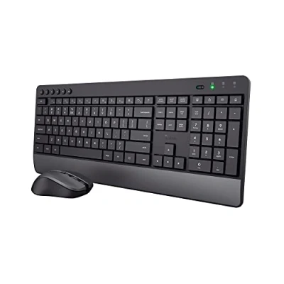 Immagine di Trust Trezo keyboard Mouse included RF Wireless QWERTY US English Black