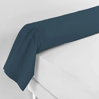 Immagine di douceur d&#039;Intérieur 1642610 Federa per cuscino cilindrico, in cotone, 85 x 185 cm, colore: Blu scuro