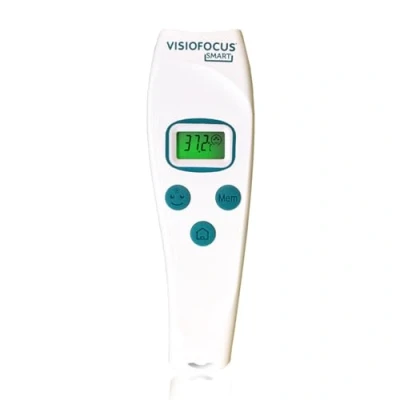 Immagine di TECNIMED VisioFocus SMART 06470 Termometro medicale infrarosso Per la misurazione a distanza della temperatura corporea Proietta sulla fronte bambini e adulti Made in Italy