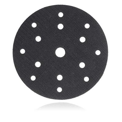 Immagine di DFS Disco autoadesivo con chiusura a contatto 150mm 15 Fori, ricambio per platorello/sostituzione la Riparazione Platorello Levigatura