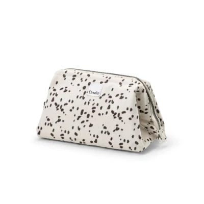 Immagine di Elodie Details Beauty Case/Borsa da Viaggio Zip&amp;Go in Tela di Cotone Ampia Apertura Dalmatian Dots