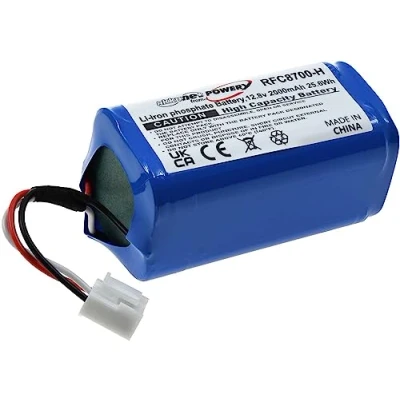 Immagine di akku net Batteria per robot aspirapolvere Severin Chill RB 7025, 7022, 12,8 V, LiFePO4