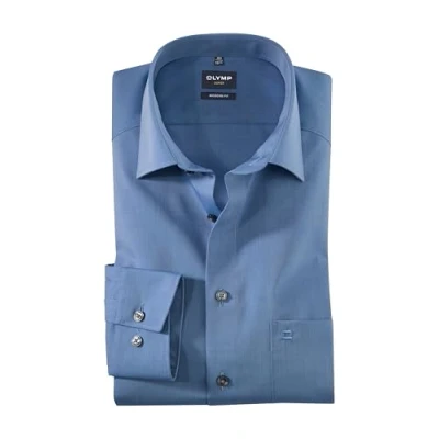 Immagine di Olymp Uomo Camicia Business a Maniche Lunghe Modern Fit,Blau 15,44