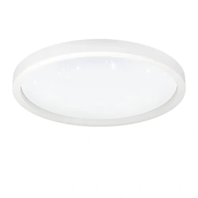 Immagine di Eglo connect.z Smart Home plafoniera LED Montemorelos Z con effetto cristallo, ZigBee, app e controllo vocale Alexa, bianco caldo freddo, RGB, dimmerabile in bianco, Ø 57 cm